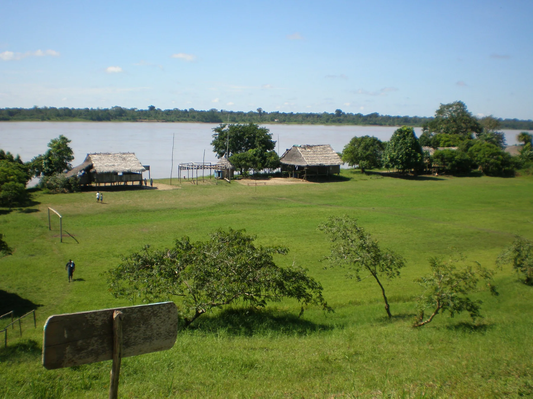 A village off the Amazon